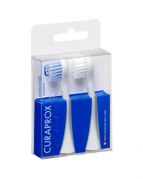 Hydrosonic Pro Brush Heads Sensitive Duo Pack-Curaprox-Matakana Pharmacy